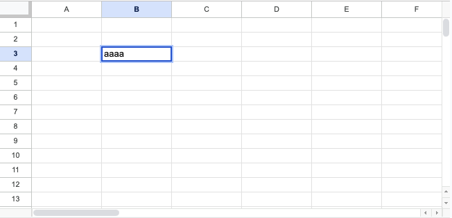 Google Sheets Grid