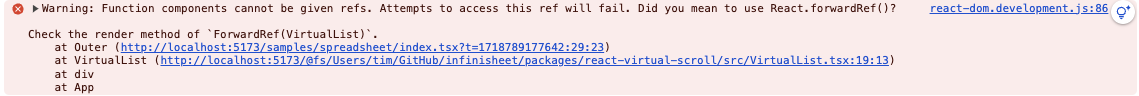 React Runtime Ref Error