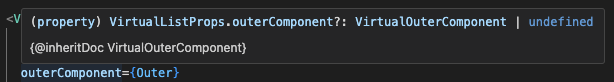 VS Code does nothing with @inheritDoc tags